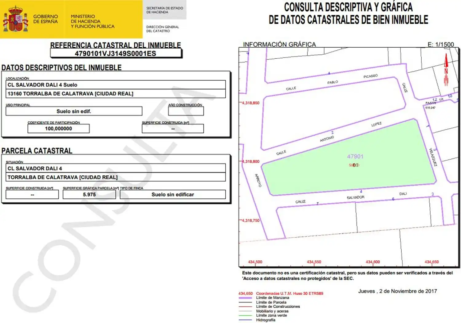 Terreny residencial en venda a Calle Cinco Ua-17, imagen 5