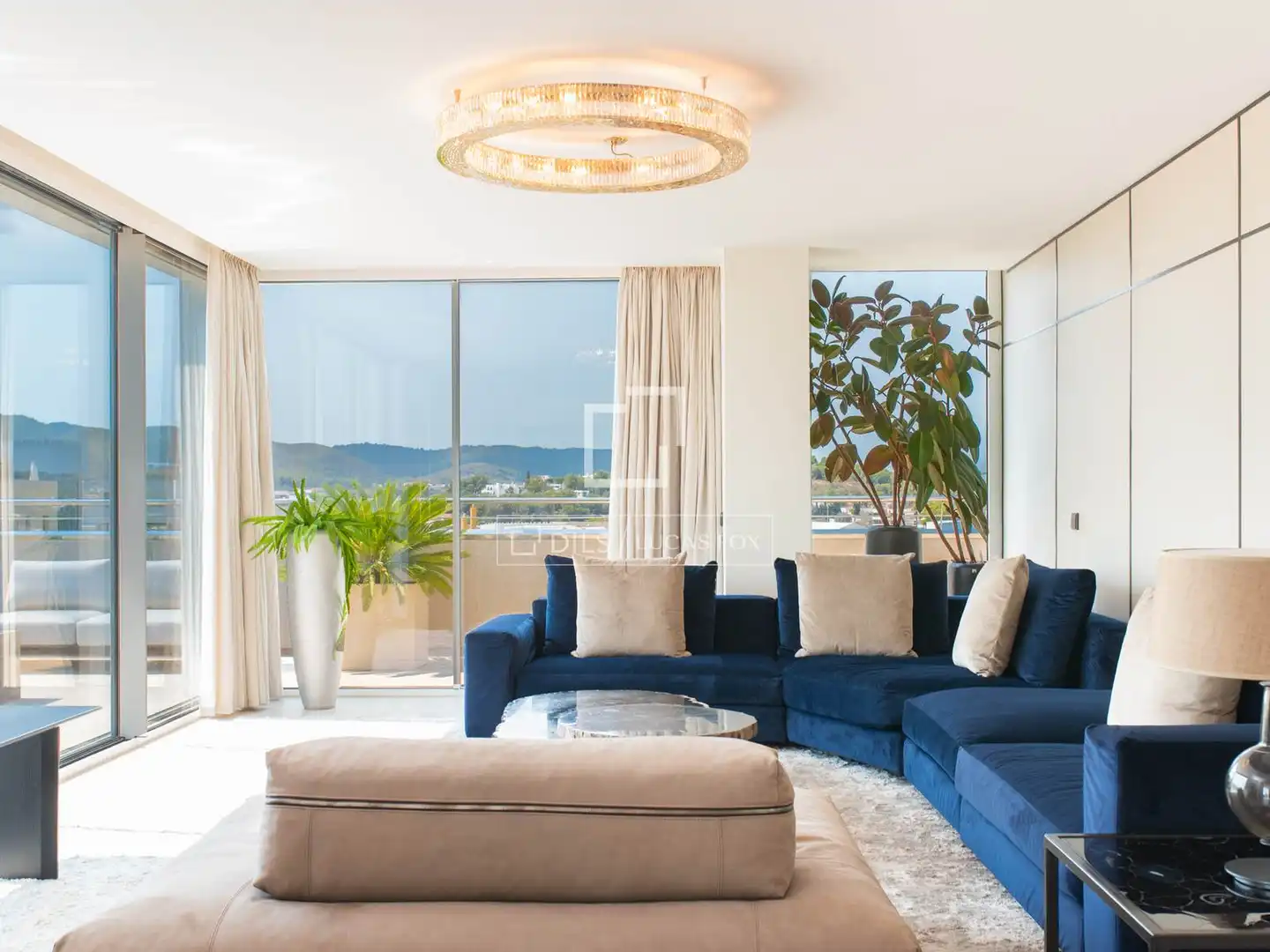 Living room of Flat for sale in Eivissa  with Air Conditioner, Heating and Furnished