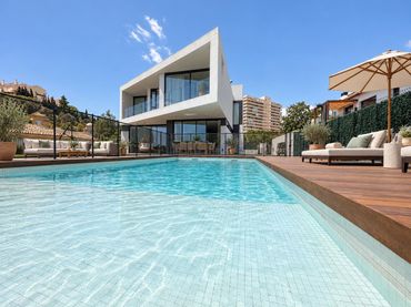 Casa con piscina in affitto a Benalmádena pueblo