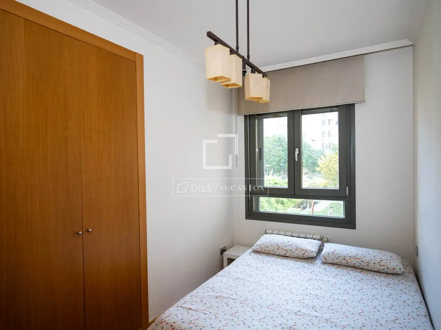 Bedroom of Flat for rent in Madrid  with Air Conditioner, Heating and Private garden