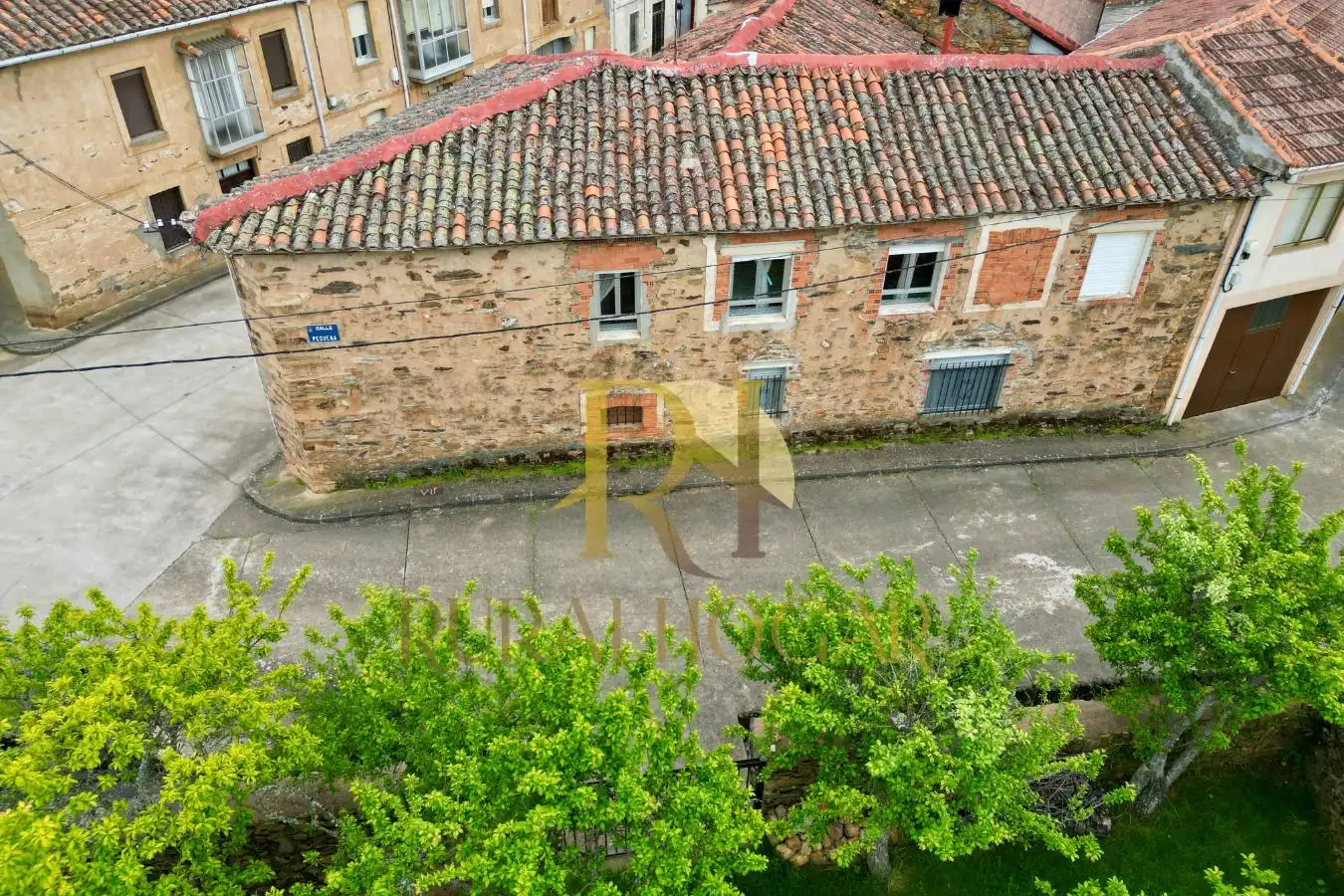 Vista exterior de Casa o chalet en venta en Castrillo de la Valduerna con Balcón