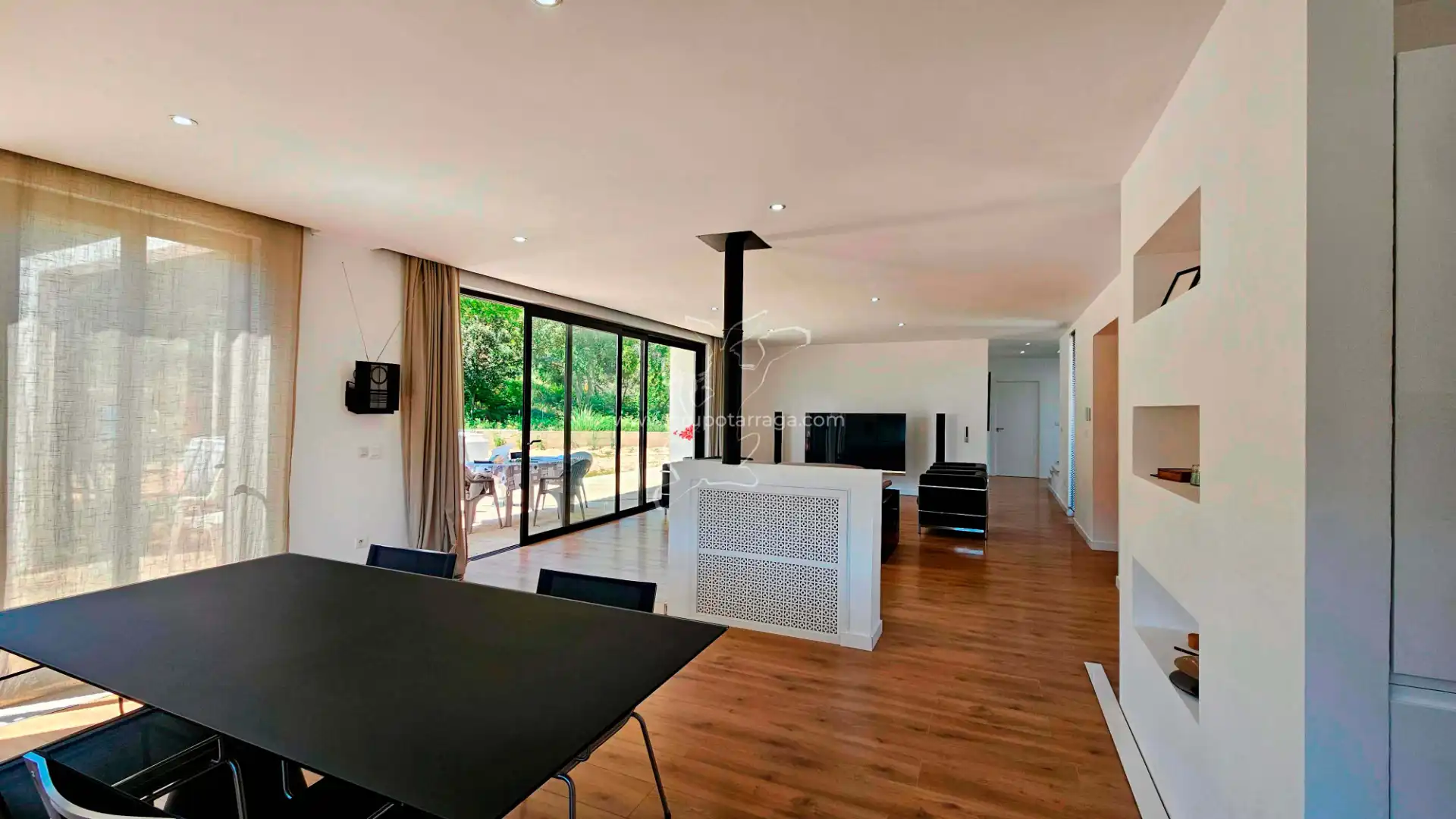 Sala d'estar de Casa o xalet en venda en Lloret de Mar amb Aire condicionat, Calefacció i Jardí privat