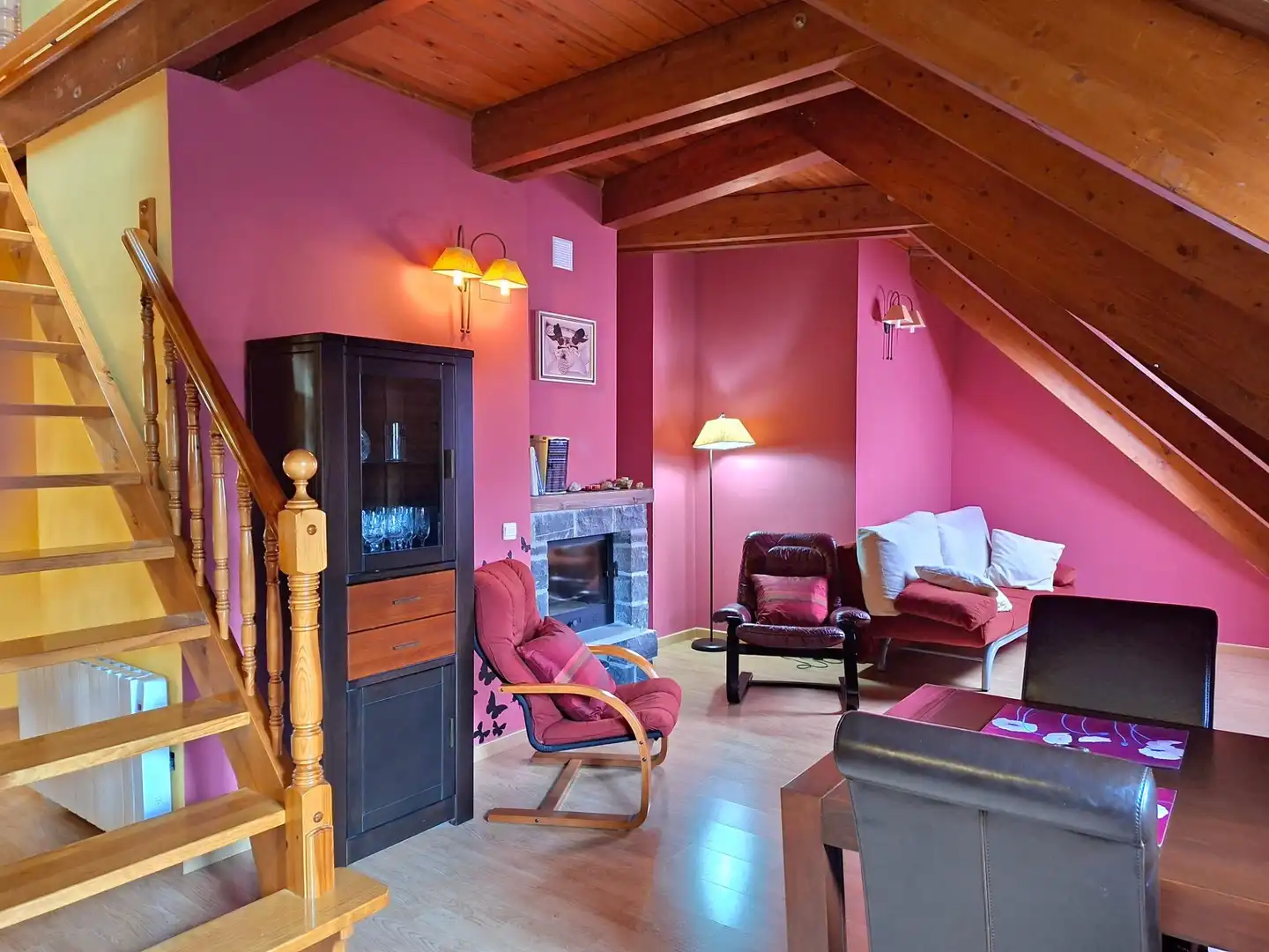 Sala de estar de Ático en venta en Panticosa con Calefacción, Trastero y Amueblado