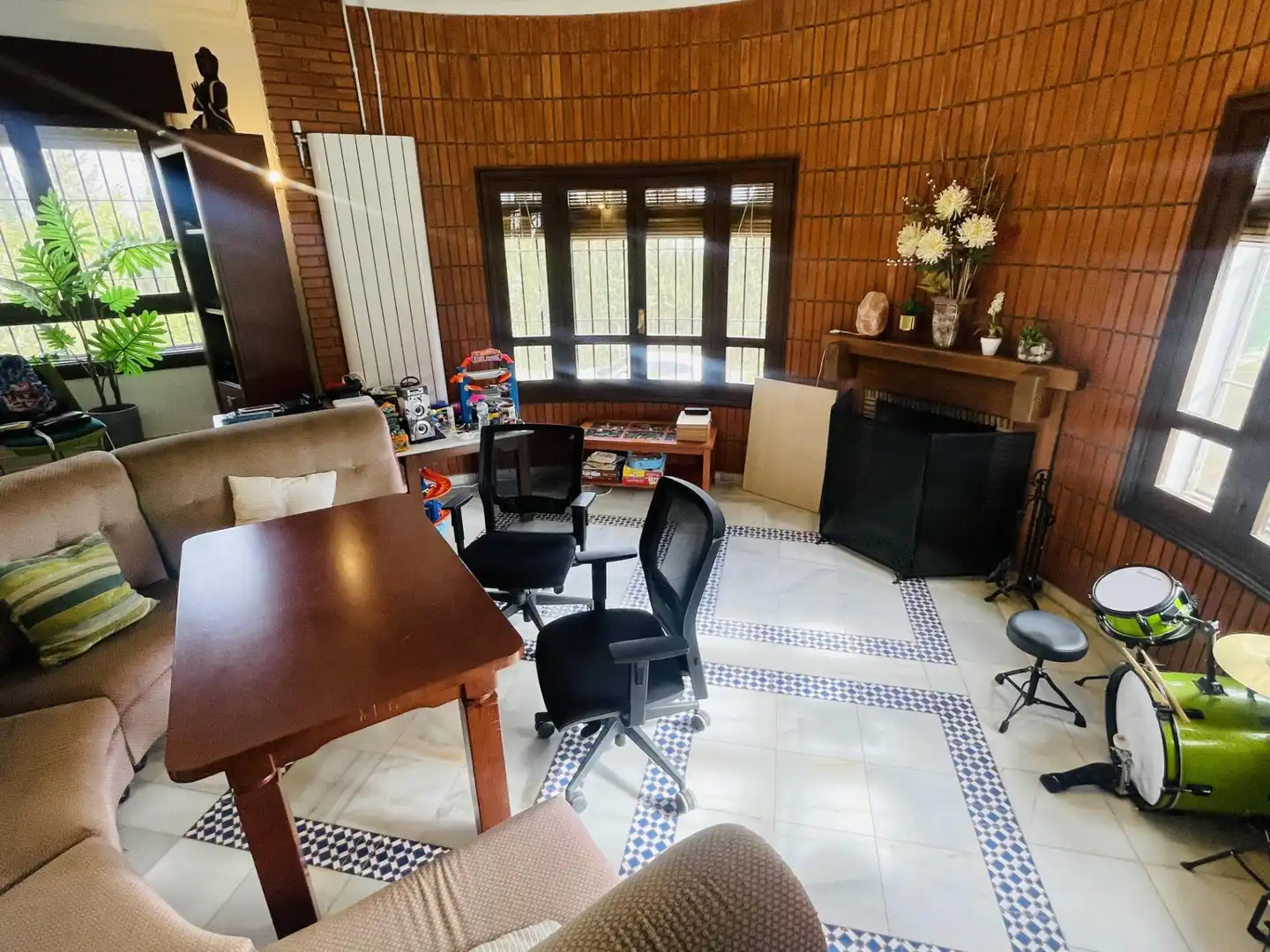 Living room of Houses for sale in Antequera  with Heating, Private garden and Swimming Pool