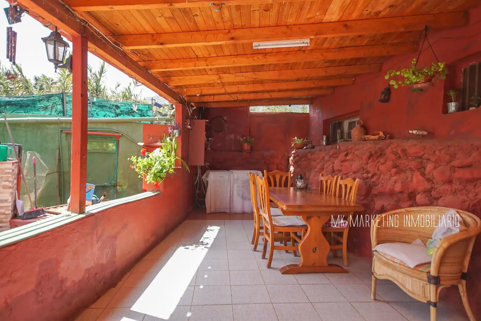 Terrassa de Finca rústica en venda en Valsequillo de Gran Canaria amb Aire condicionat, Terrassa i Piscina