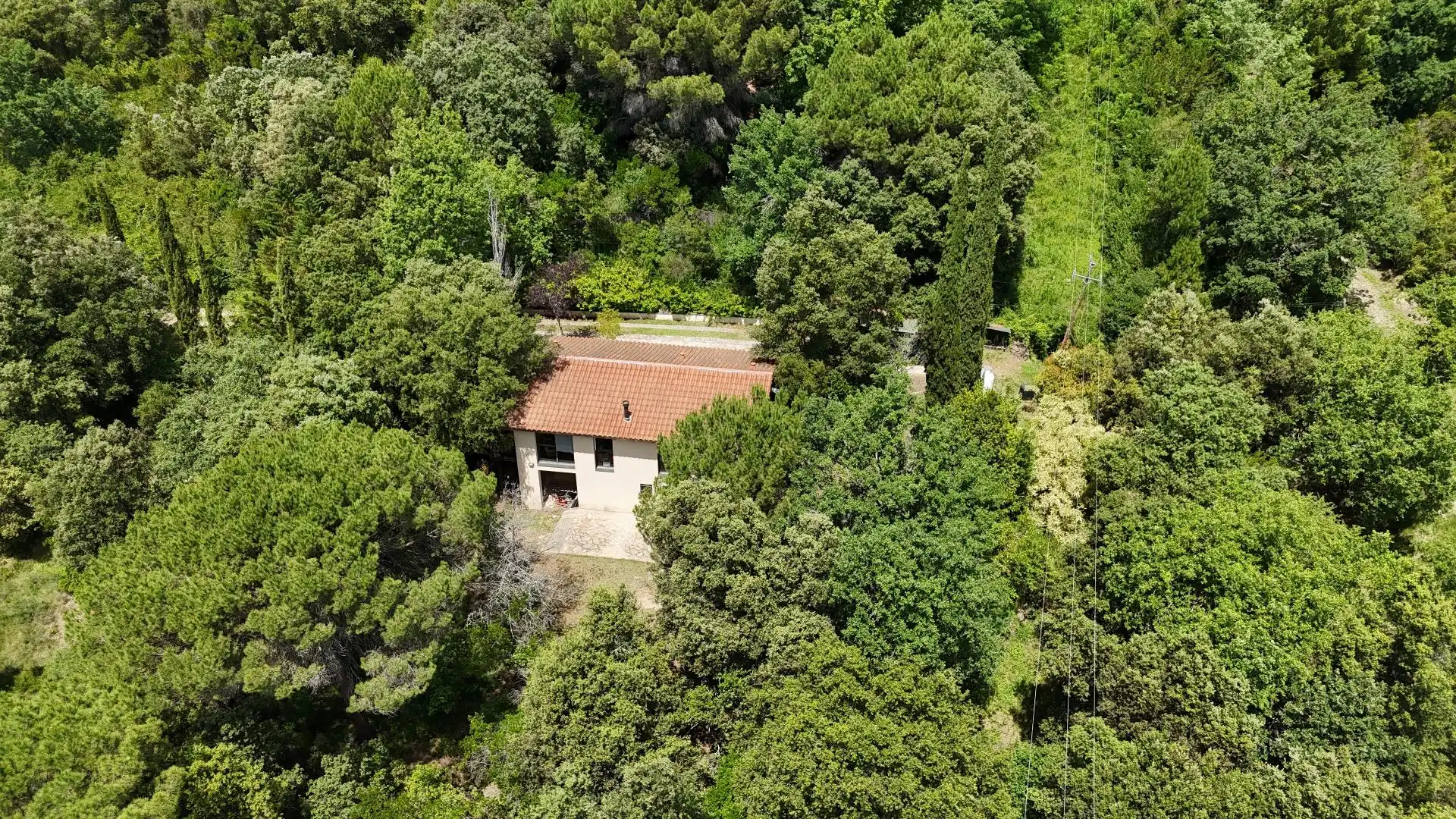 Vista exterior de Casa o xalet en venda en Sant Aniol de Finestres amb Aire condicionat, Calefacció i Jardí privat