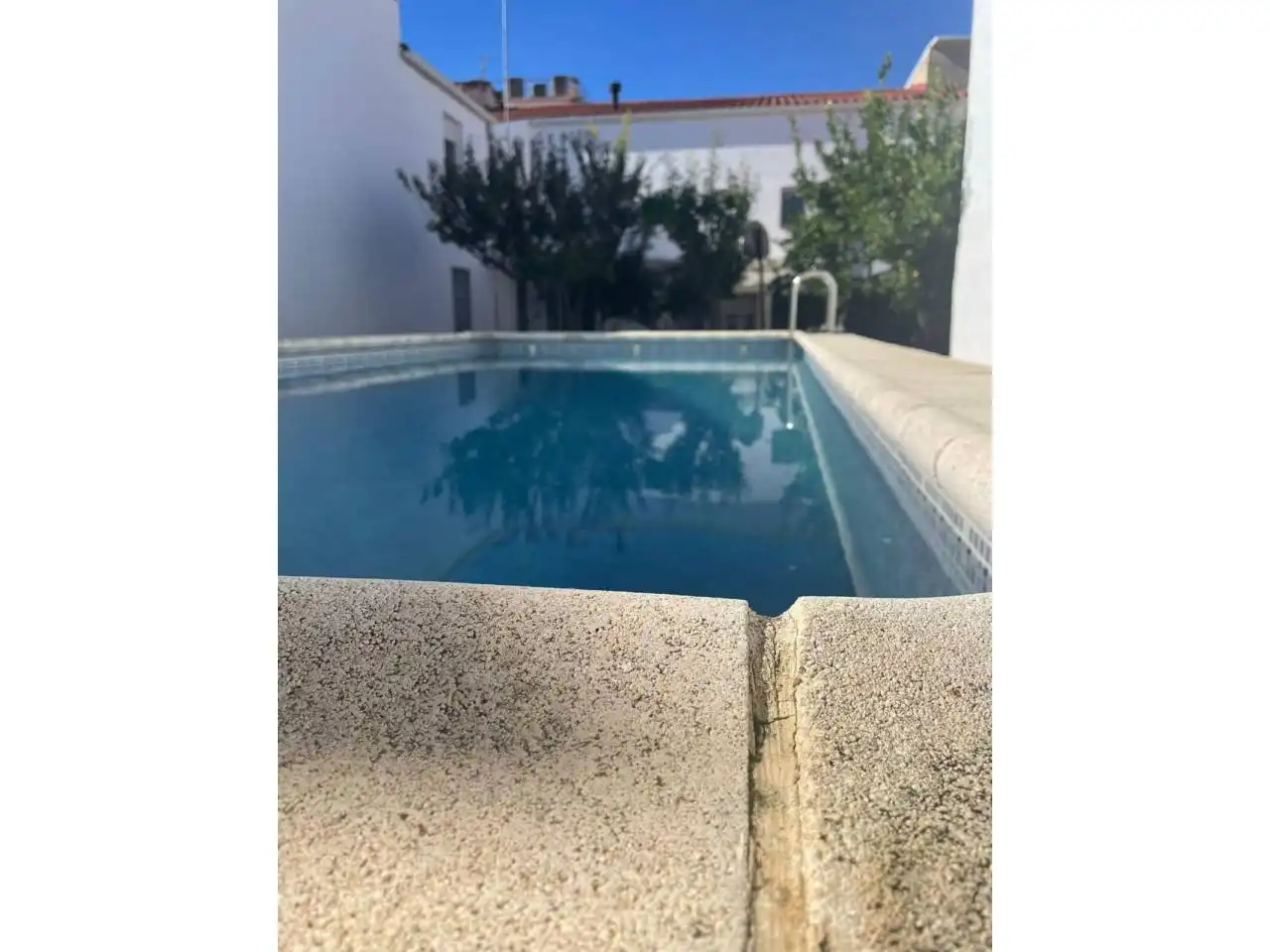 Swimming pool of Houses for sale in Don Benito  with Air Conditioner, Private garden and Swimming Pool