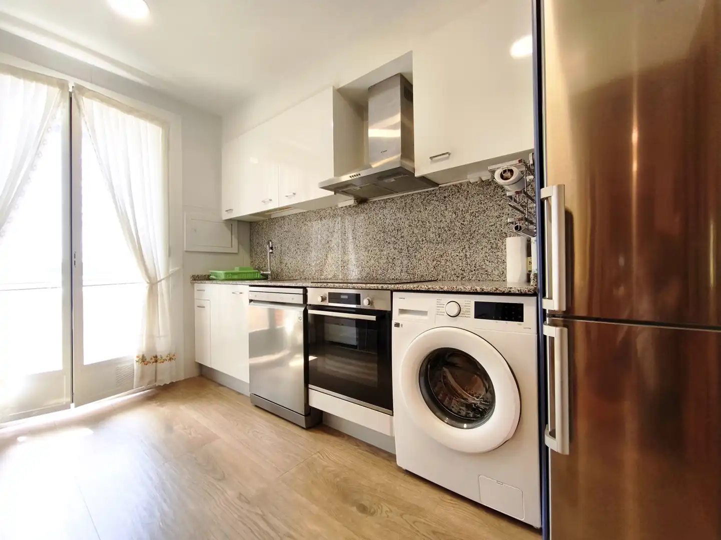 Küche von Wohnung zum Verkauf in  Logroño mit Klimaanlage, Heizung und Parkett