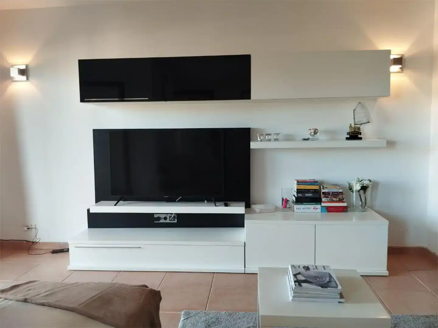Sala d'estar de Casa o xalet de lloguer en Pollença amb Piscina i Moblat