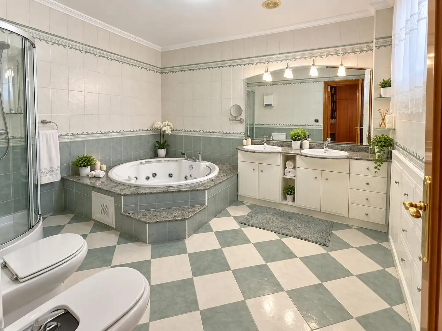 Baño de Casa o chalet en venta en Cartagena con Aire acondicionado, Jardín privado y Terraza