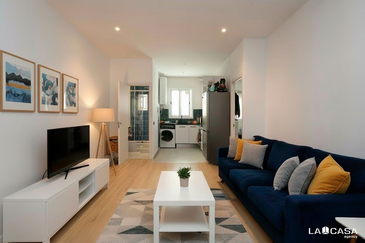 Living room of Flat for sale in L'Hospitalet de Llobregat  with Heating