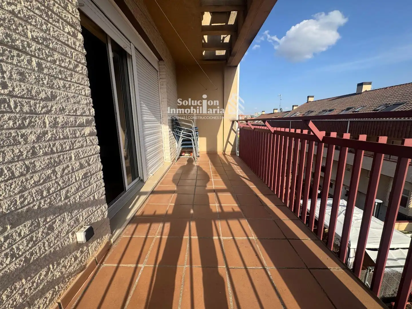Terraza de Dúplex de alquiler en Salamanca con Calefacción, Terraza y Piscina