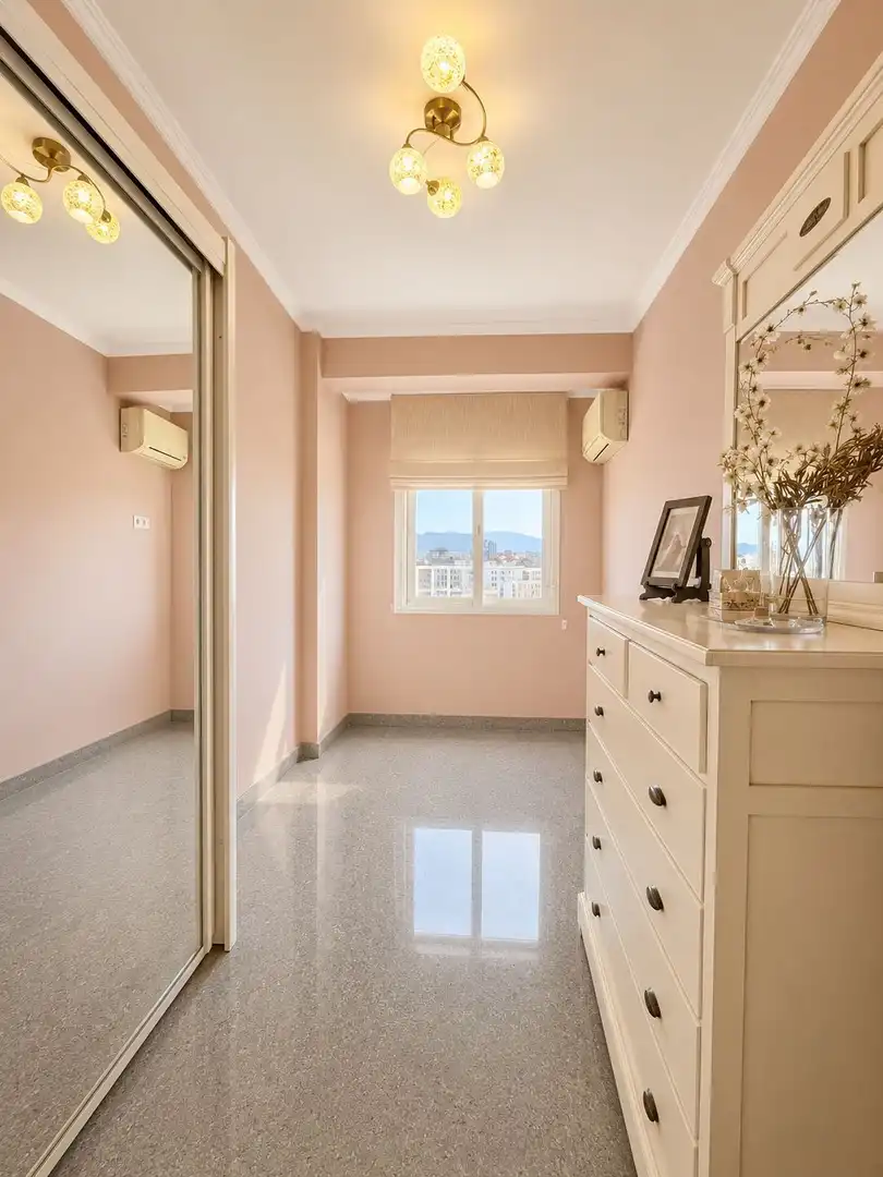 Bedroom of Flat for sale in Málaga  with Air Conditioner