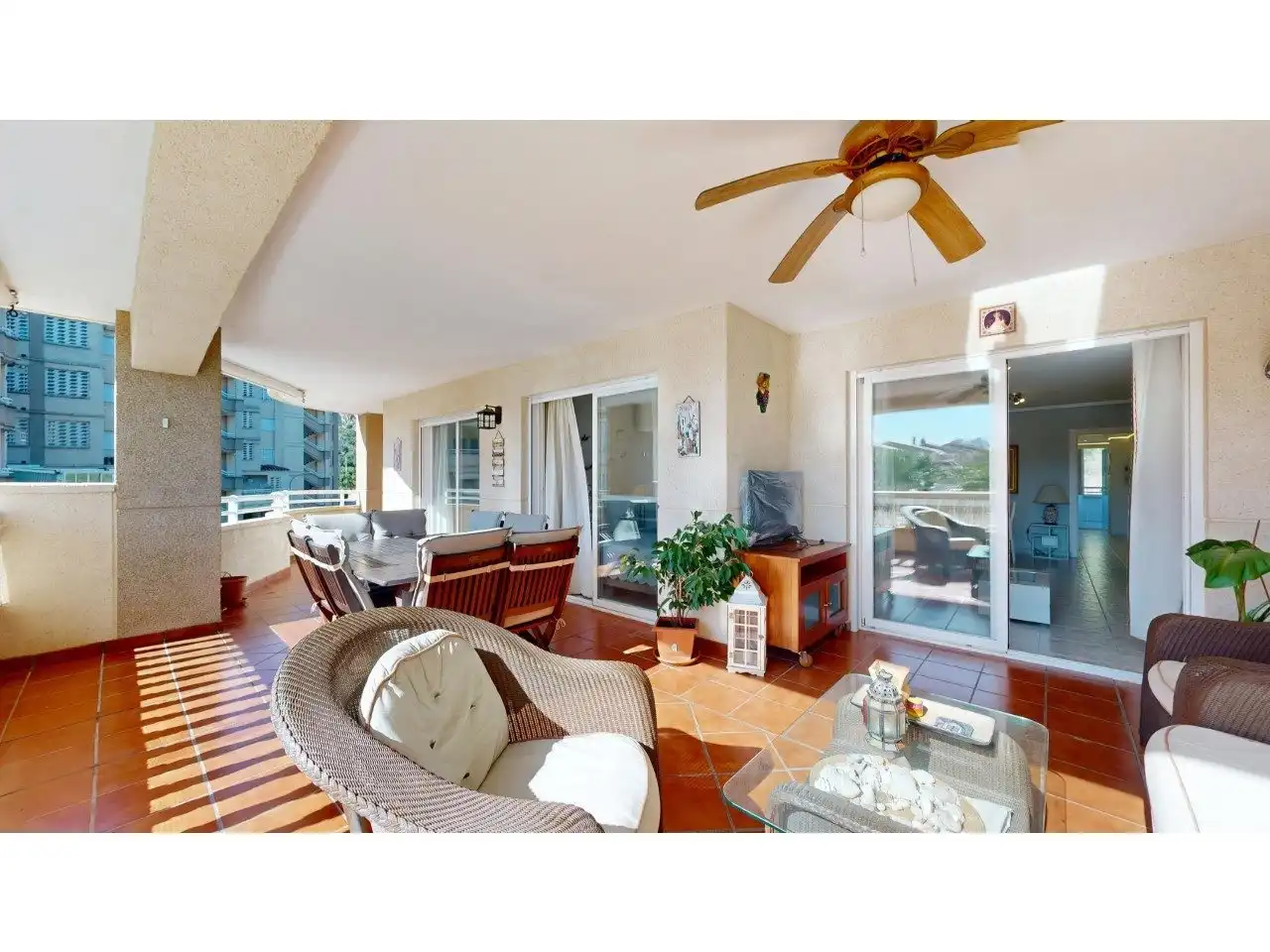 Exterior view of Flat for sale in Cullera  with Air Conditioner, Private garden and Terrace