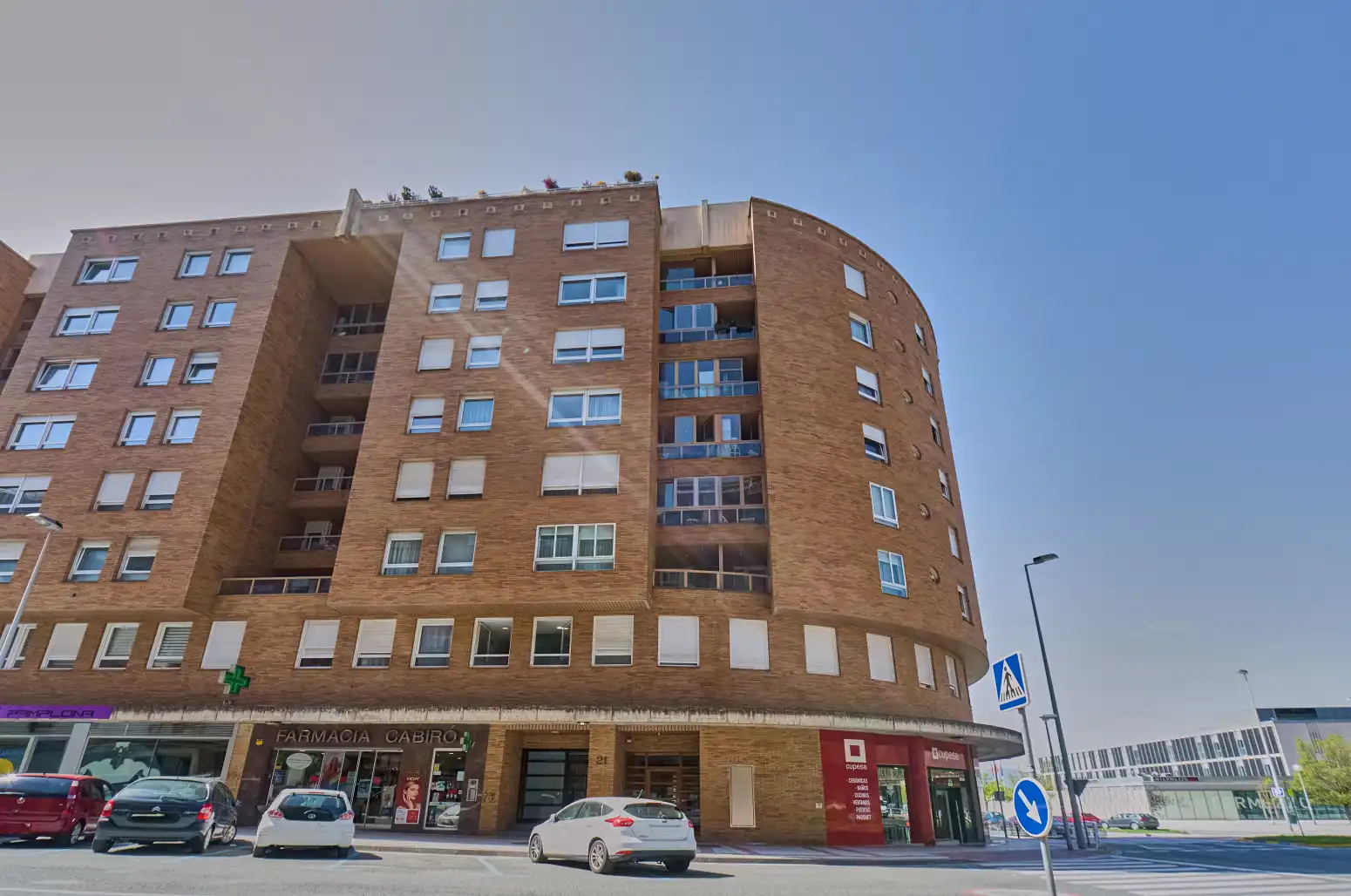 Exterior view of Attic for sale in  Pamplona / Iruña  with Air Conditioner, Heating and Parquet flooring