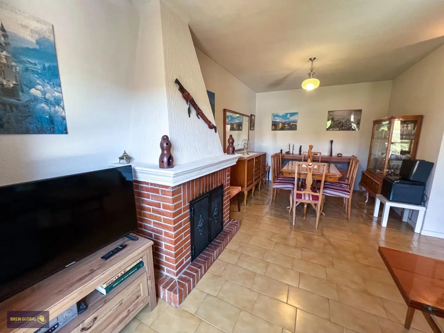 Dining room of Detached homes for sale in La Cabrera  with Private garden and Community pool