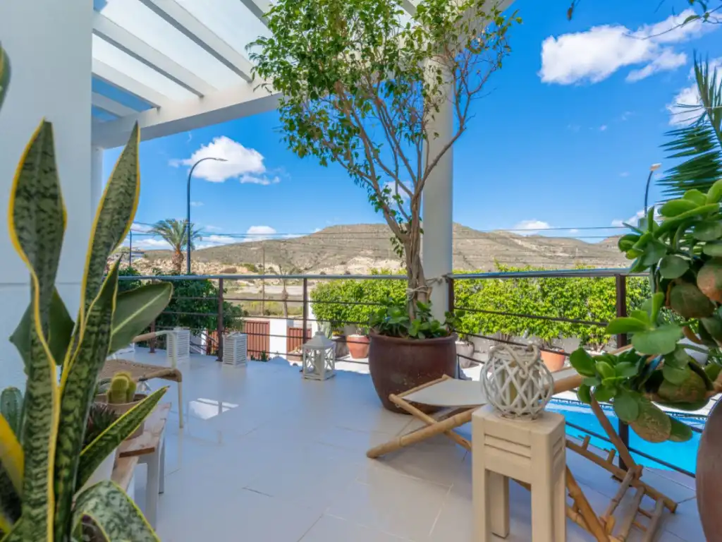Terrace of Houses for sale in El Campello  with Air Conditioner, Private garden and Terrace