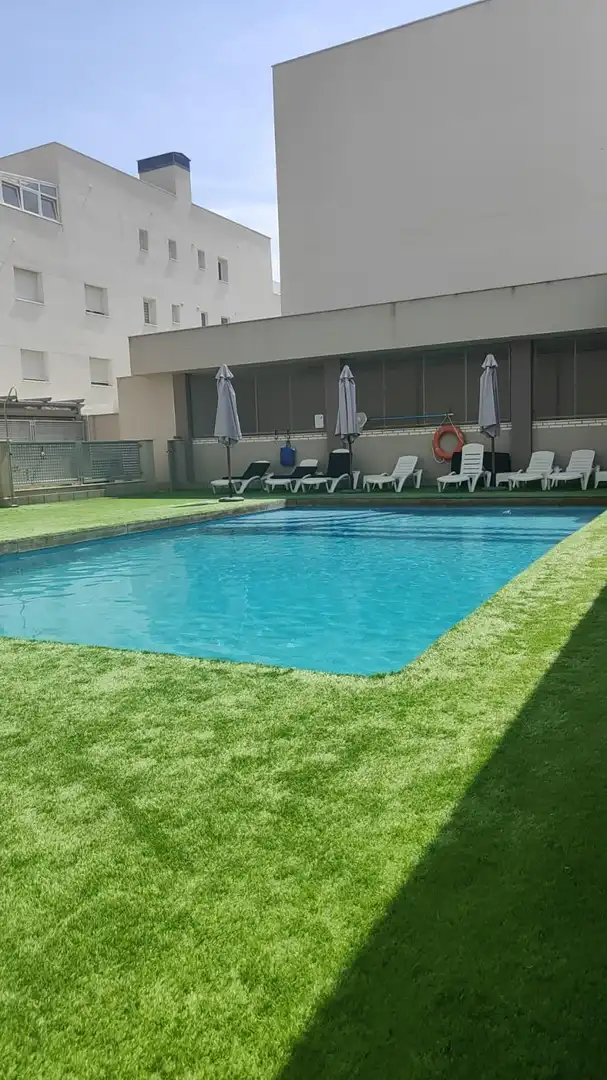 Swimming pool of Flat for sale in Albacete  with Heating, Terrace and Storage room