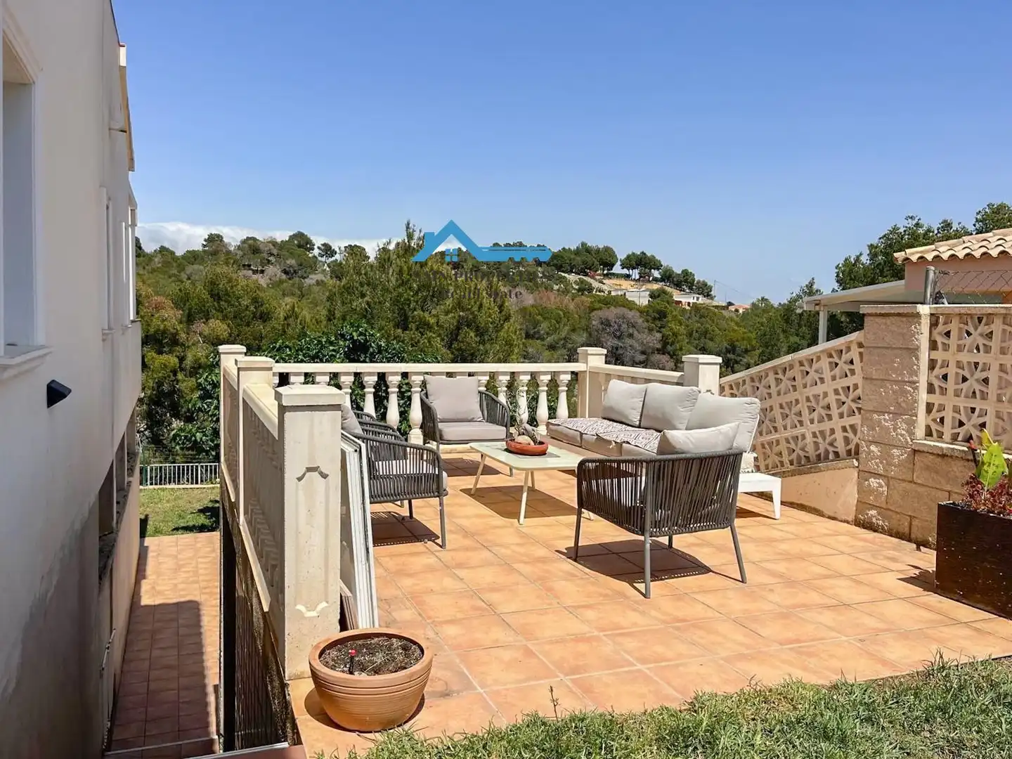 Terrace of Detached homes for sale in L'Alfàs del Pi  with Air Conditioner, Private garden and Storage room
