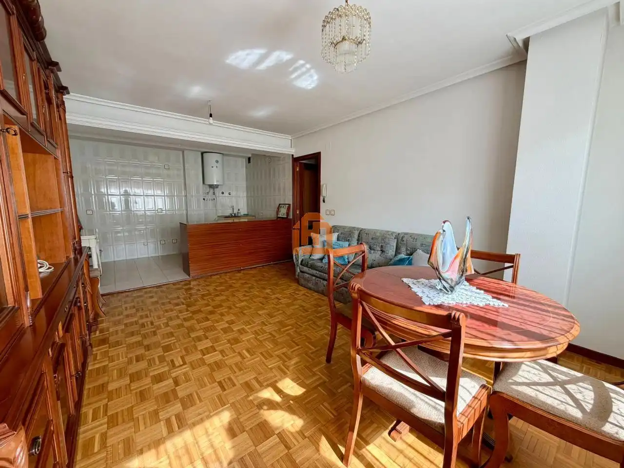 Wohnzimmer von Wohnungen zum Verkauf in San Andrés del Rabanedo mit Heizung, Parkett und Abstellraum