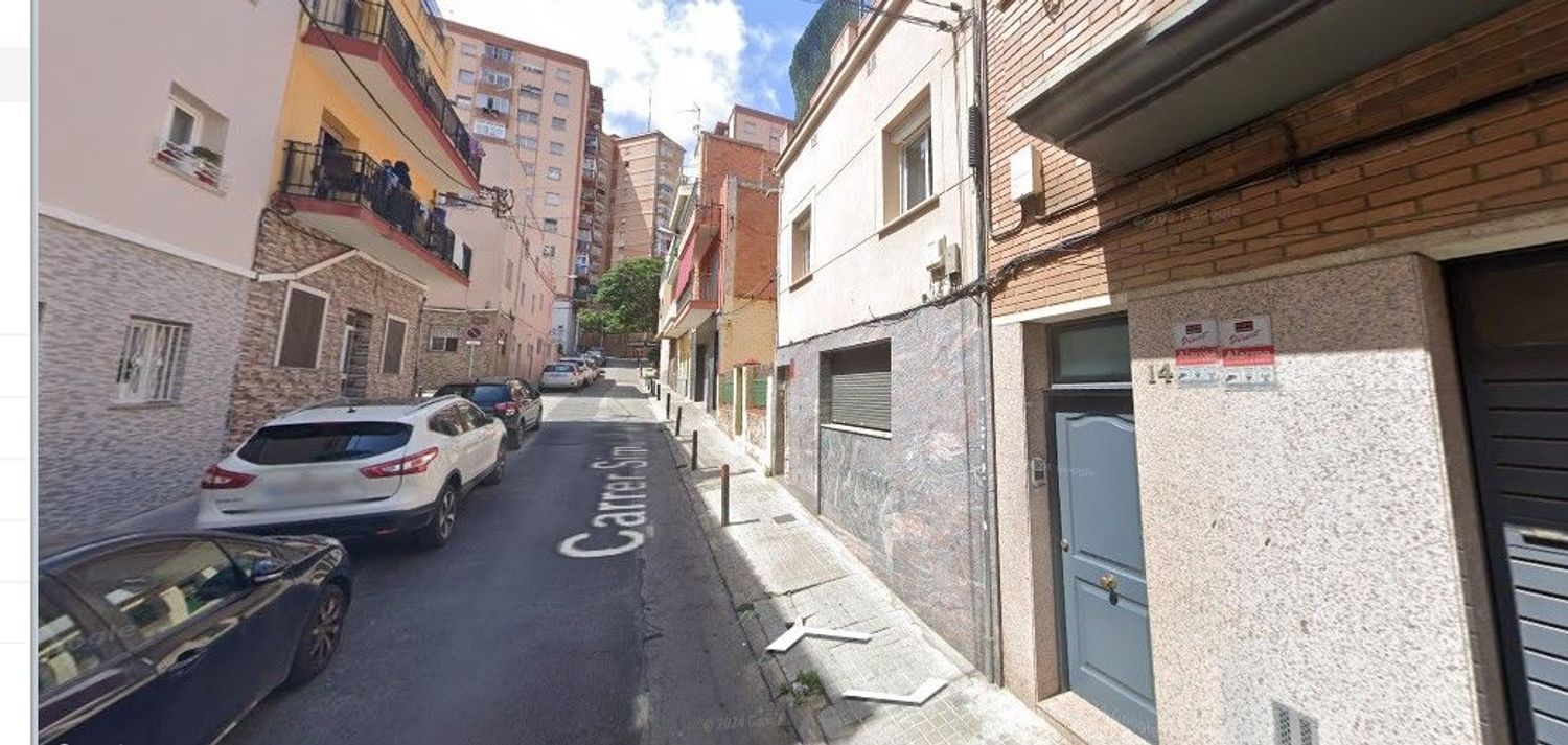 Exterior view of Single-family semi-detached for sale in Badalona