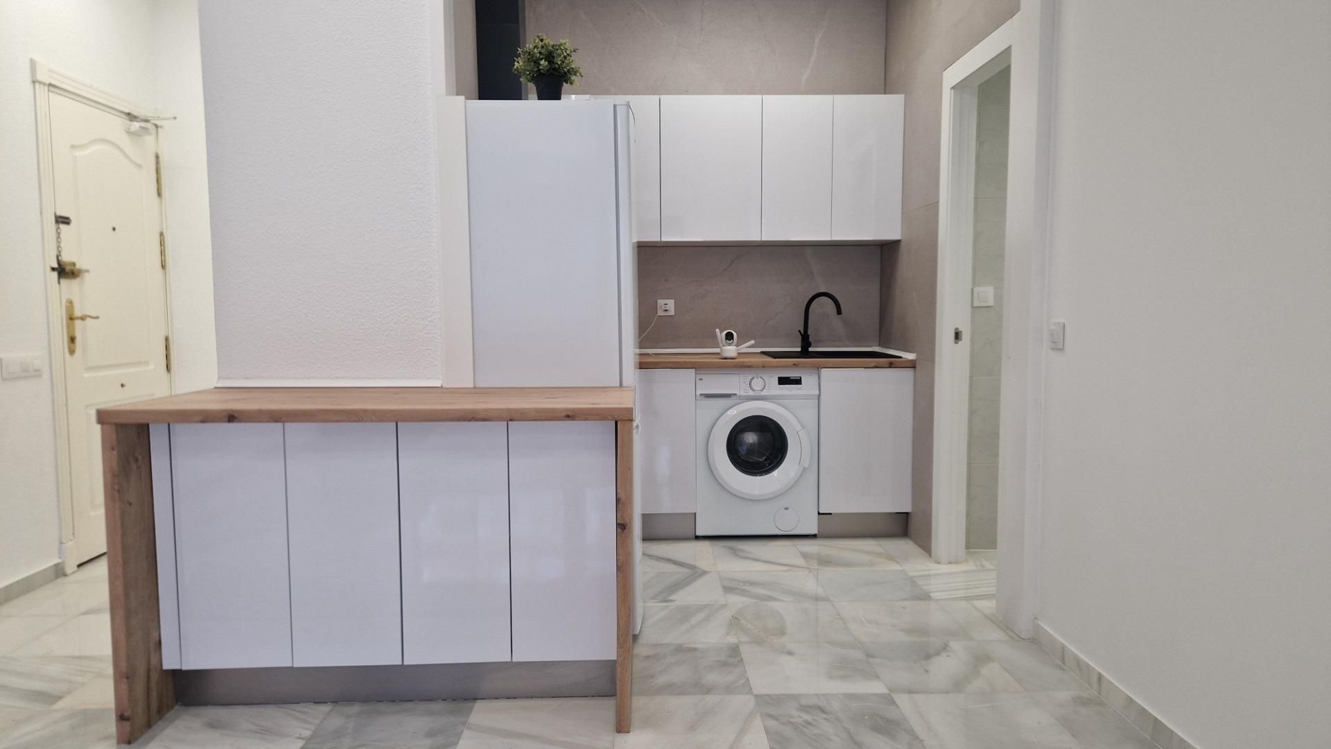 Kitchen of Flat to rent in Jerez de la Frontera  with Air Conditioner