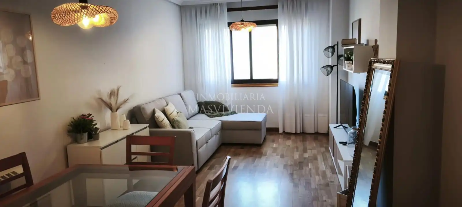 Living room of Flat for rent in Baiona  with Furnished