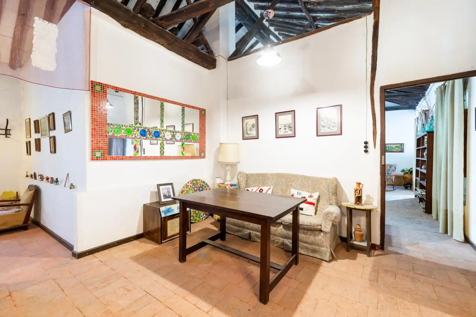 Sala d'estar de Finca rústica en venda en Pinos Puente amb Jardí privat, Terrassa i Traster