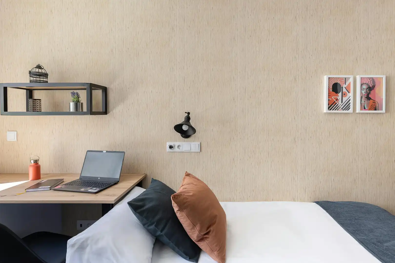 Bedroom of Flat for rent in Valencia  with Air Conditioner