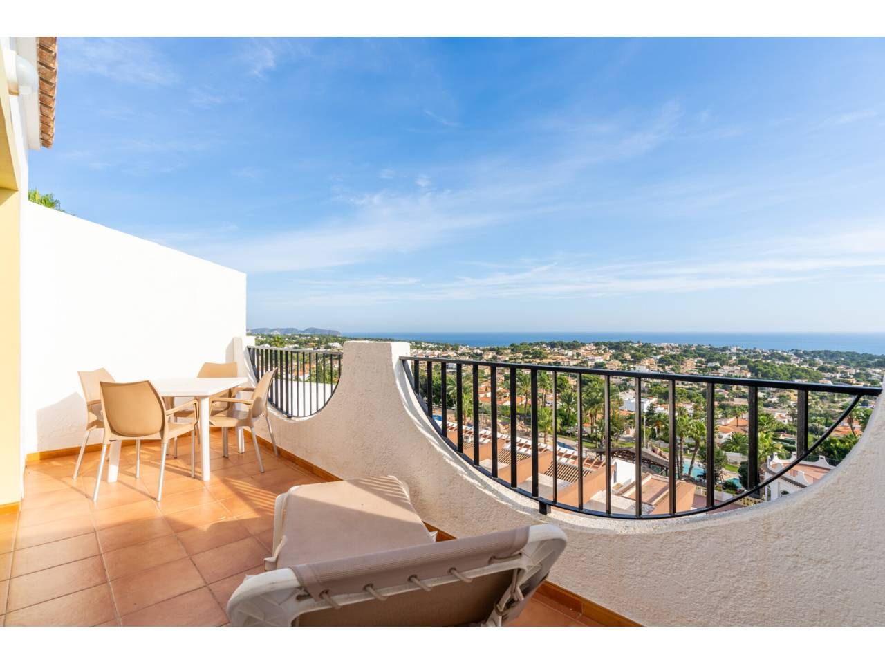 Terrassa de Casa adosada en venda en Calpe / Calp amb Aire condicionat, Terrassa i Moblat