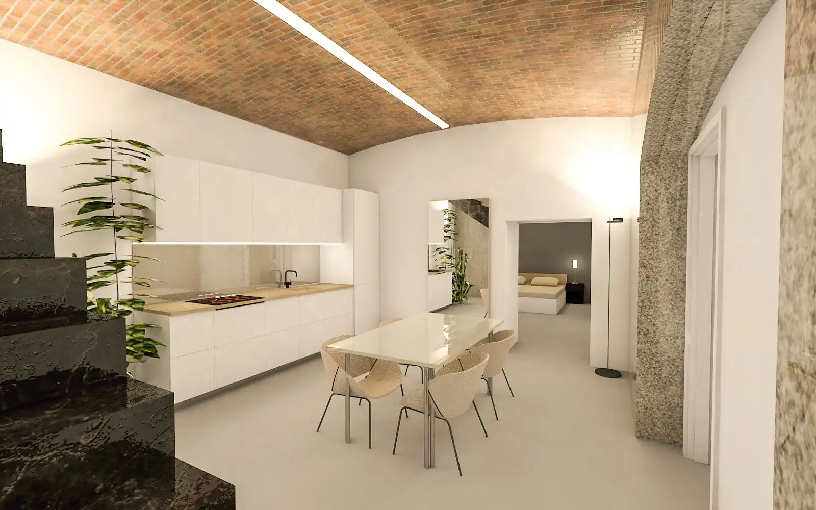 Cuina de Dúplex en venda en Barcelona amb Aire condicionat, Calefacció i Jardí privat