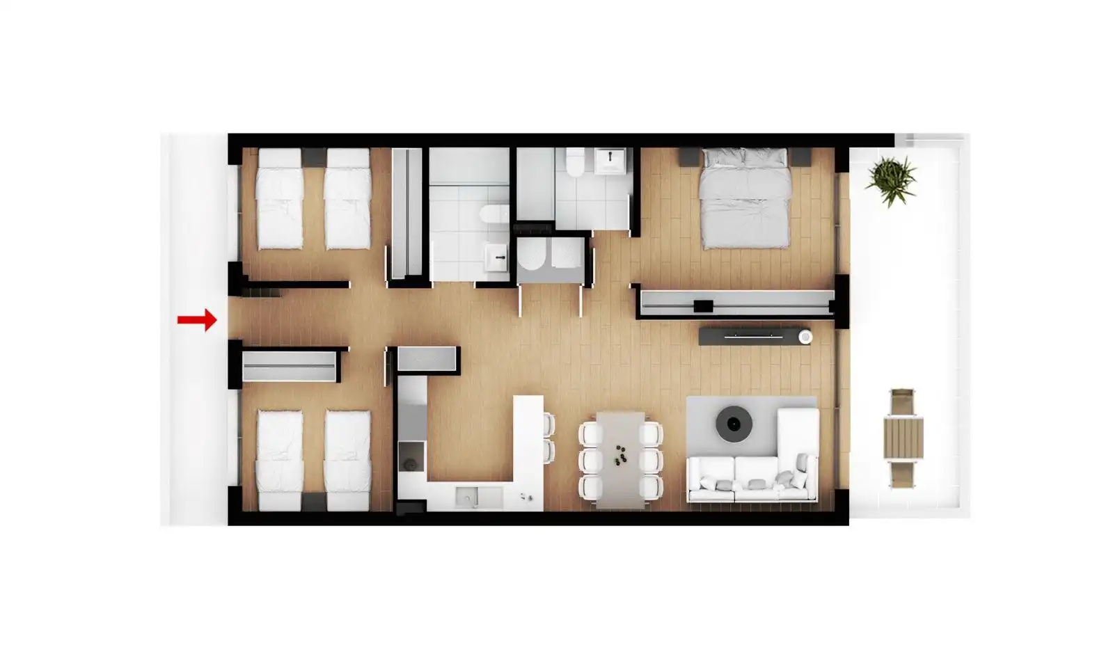 Dúplex con terraza en venta en La Pedrera - Vessanes, imagen 21