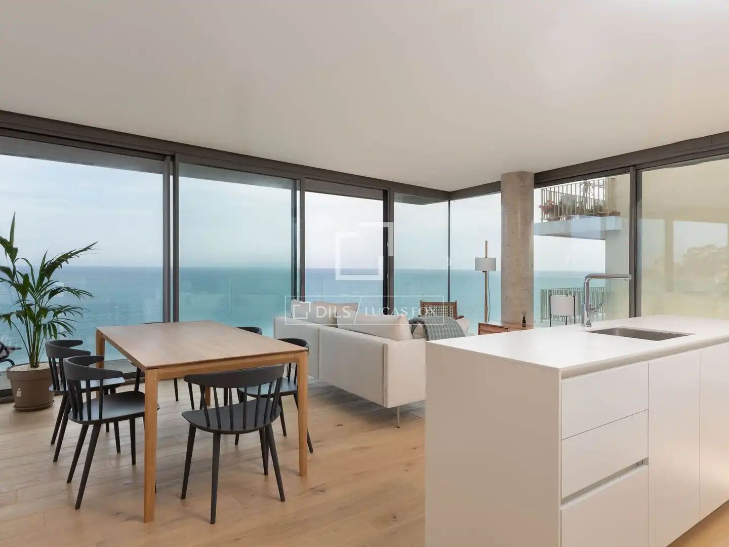 Living room of Flat for sale in Lloret de Mar  with Air Conditioner, Heating and Balcony