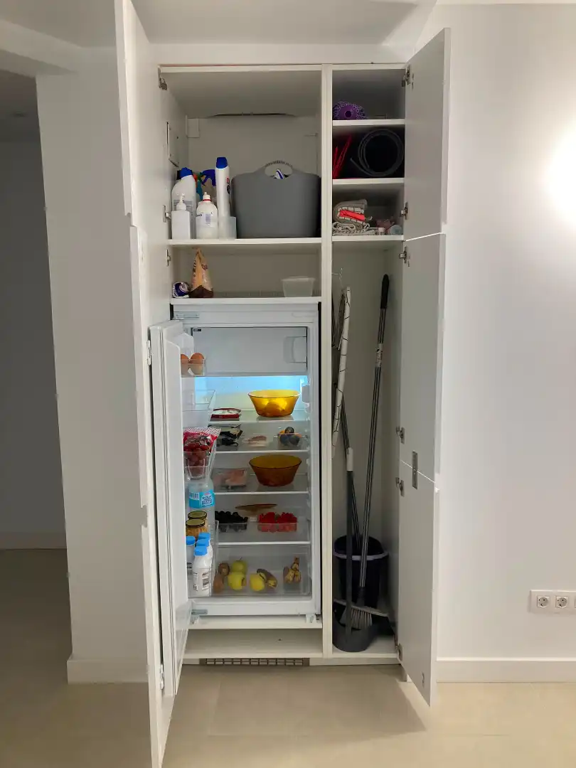 Kitchen of Flat for sale in Barcelona  with Air Conditioner