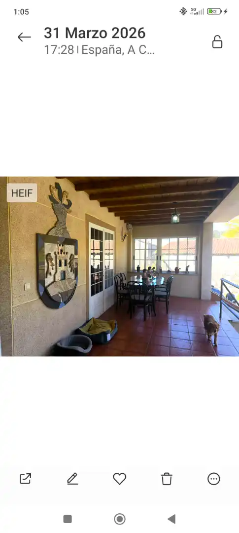 Dining room of Houses for sale in Ames  with Heating, Private garden and Furnished