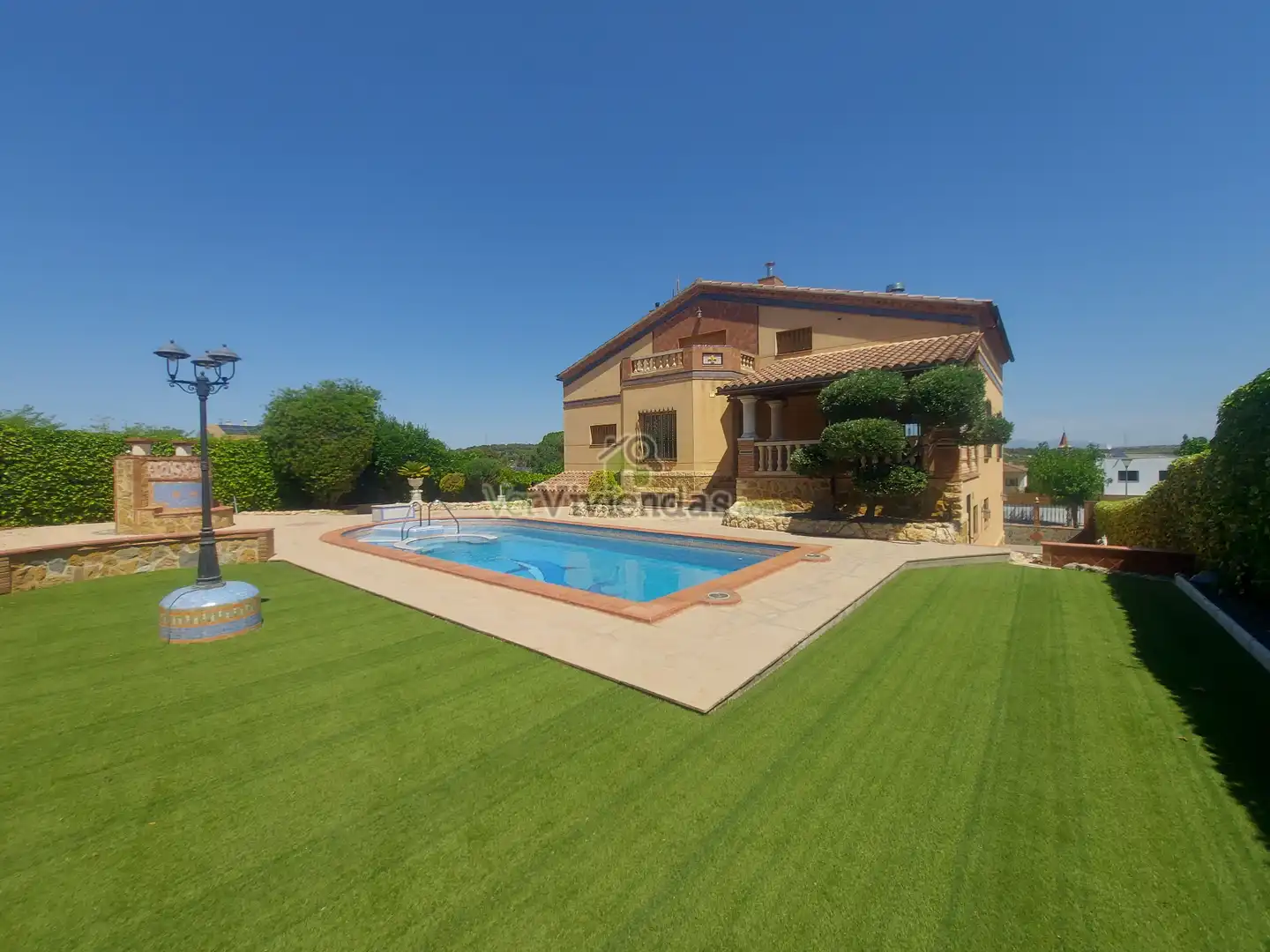 Swimming pool of Houses for sale in Olèrdola  with Air Conditioner, Heating and Private garden