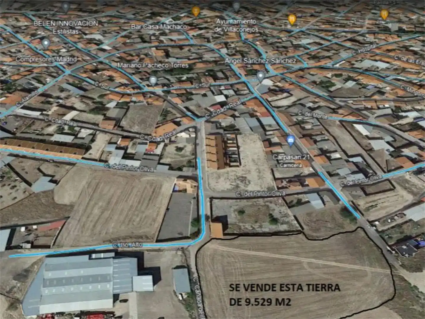 Exterior view of Land for sale in Villaconejos