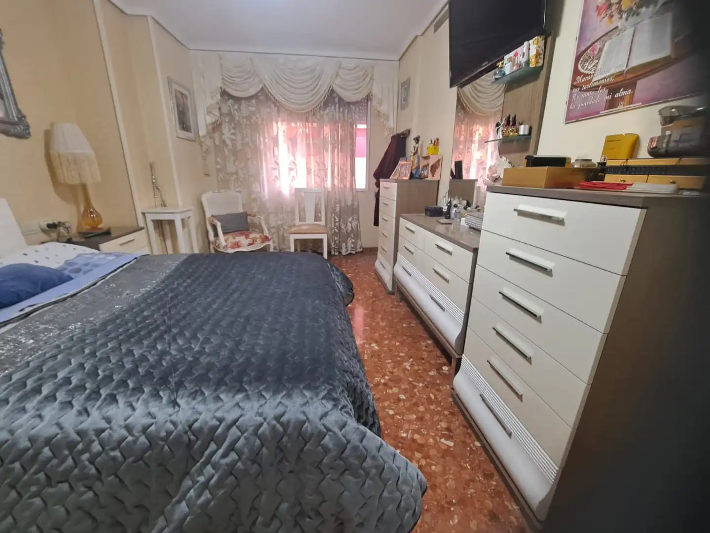 Bedroom of Flat for sale in Castellón de la Plana / Castelló de la Plana  with Air Conditioner, Heating and Terrace