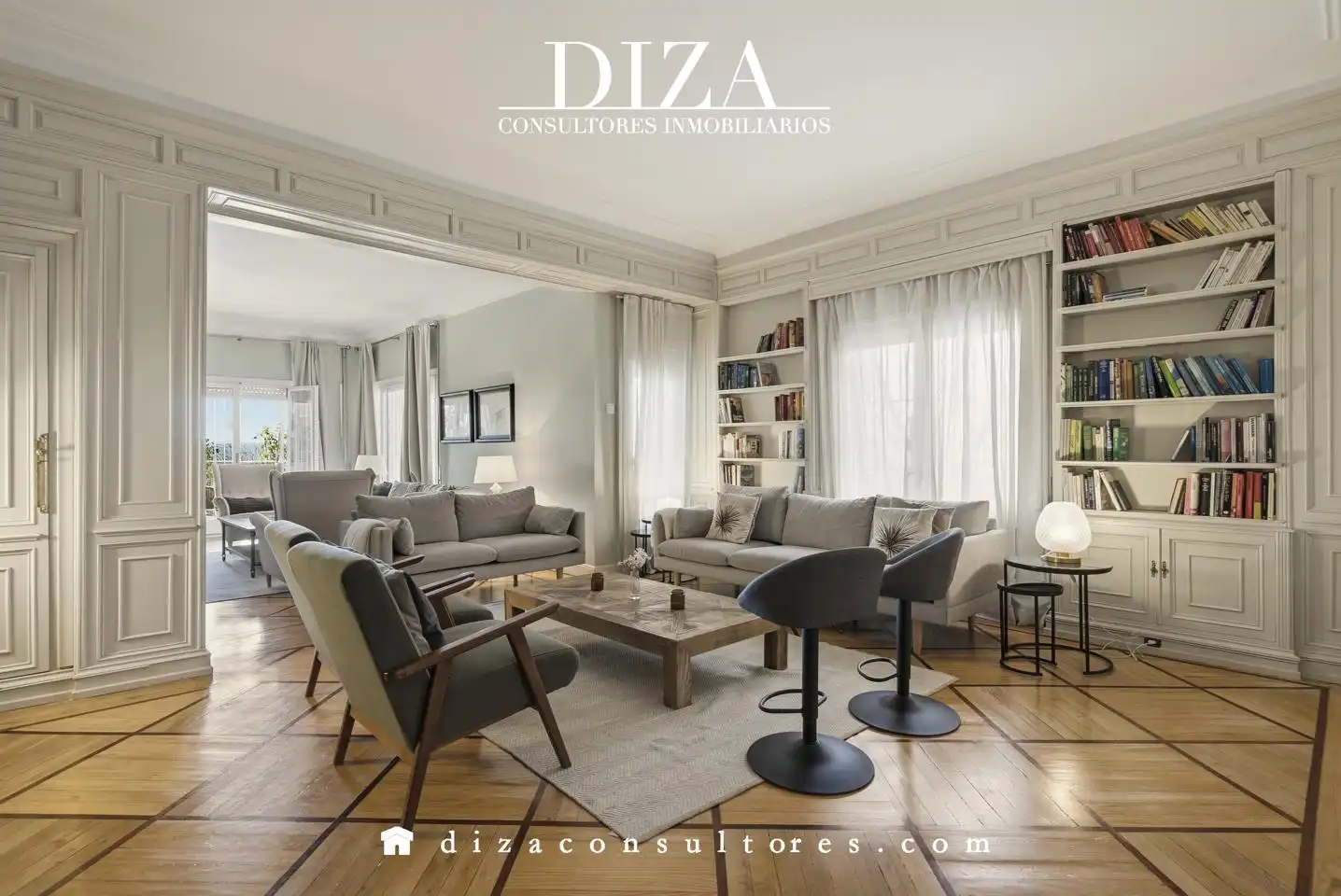 Sala d'estar de Pis de lloguer en Madrid amb Aire condicionat, Calefacció i Terrassa