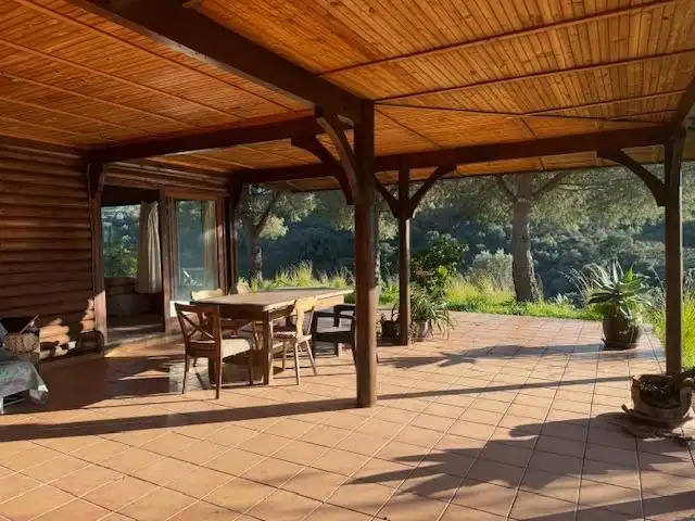 Terraza de Finca rústica en venta en Mijas con Calefacción, Jardín privado y Terraza
