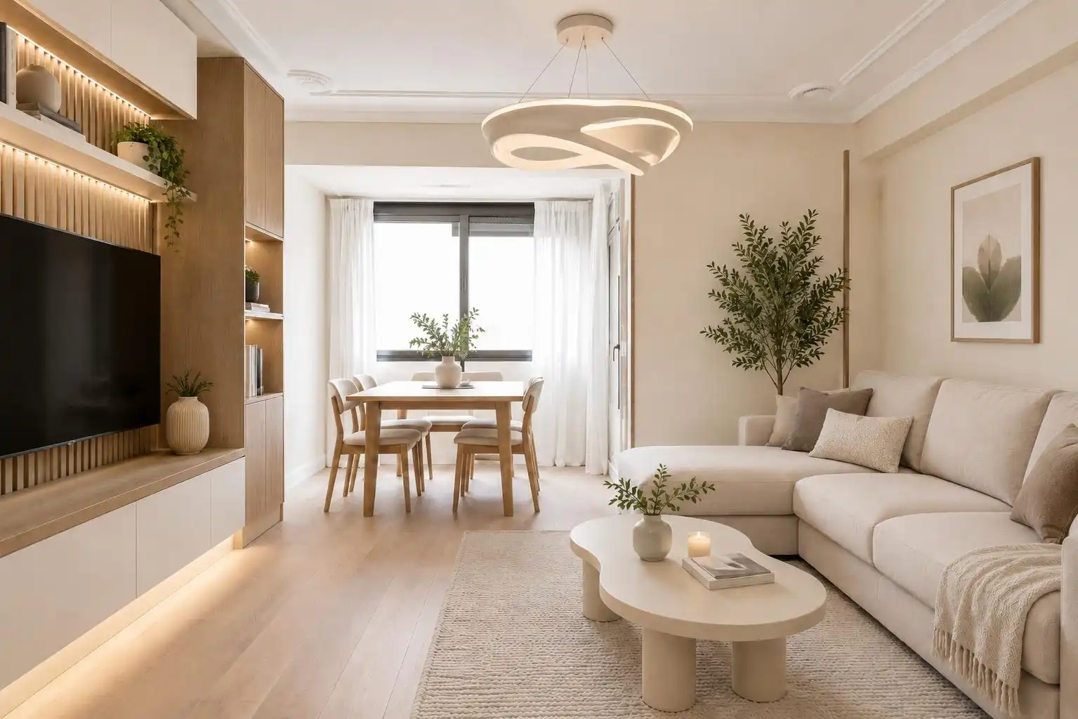 Wohnzimmer von Wohnung zum Verkauf in Bilbao  mit Heizung, Terrasse und Möbliert
