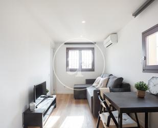 Living room of Attic to rent in  Barcelona Capital  with Air Conditioner, Heating and Terrace