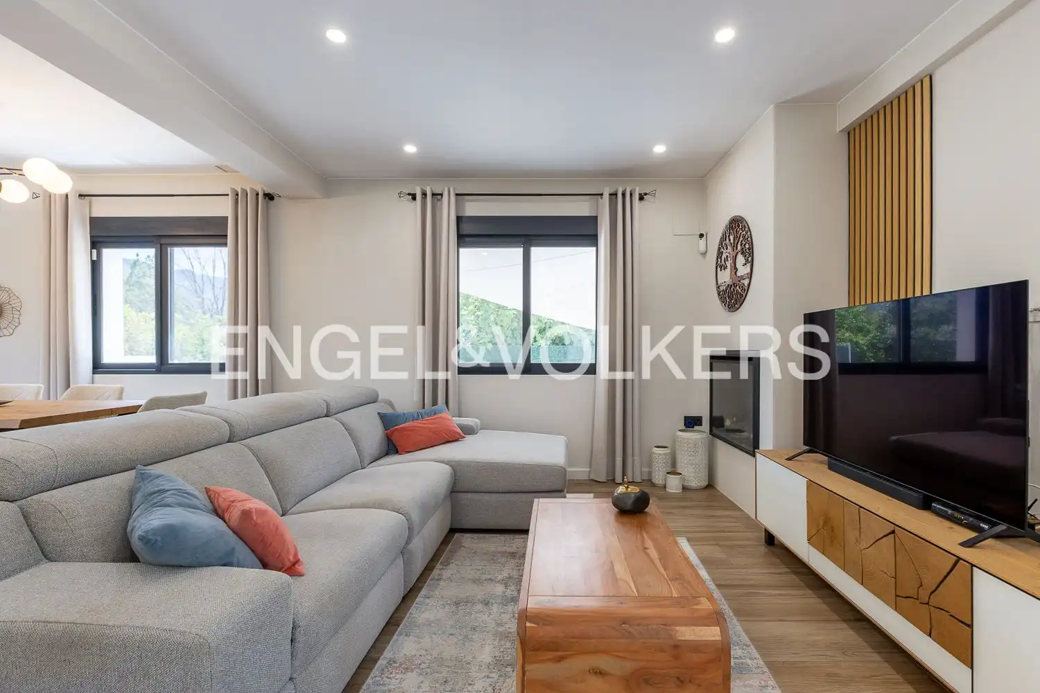 Sala de estar de Casa o chalet en venta en Carcaixent con Aire acondicionado, Calefacción y Jardín privado