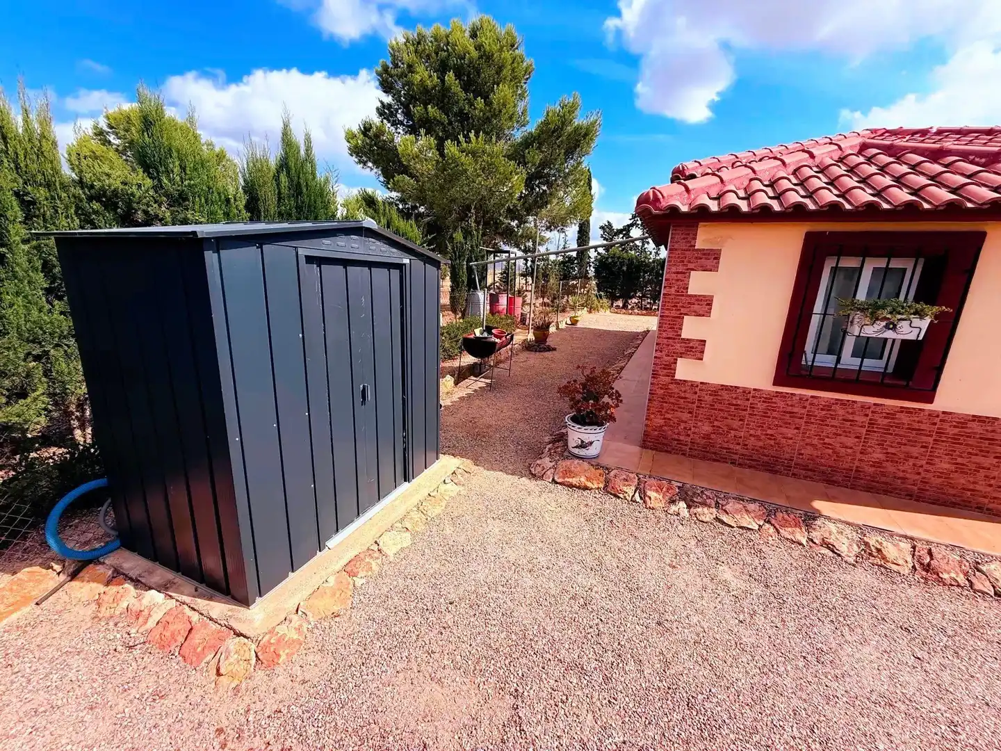Jardí de Finca rústica en venda en Murcia amb Piscina