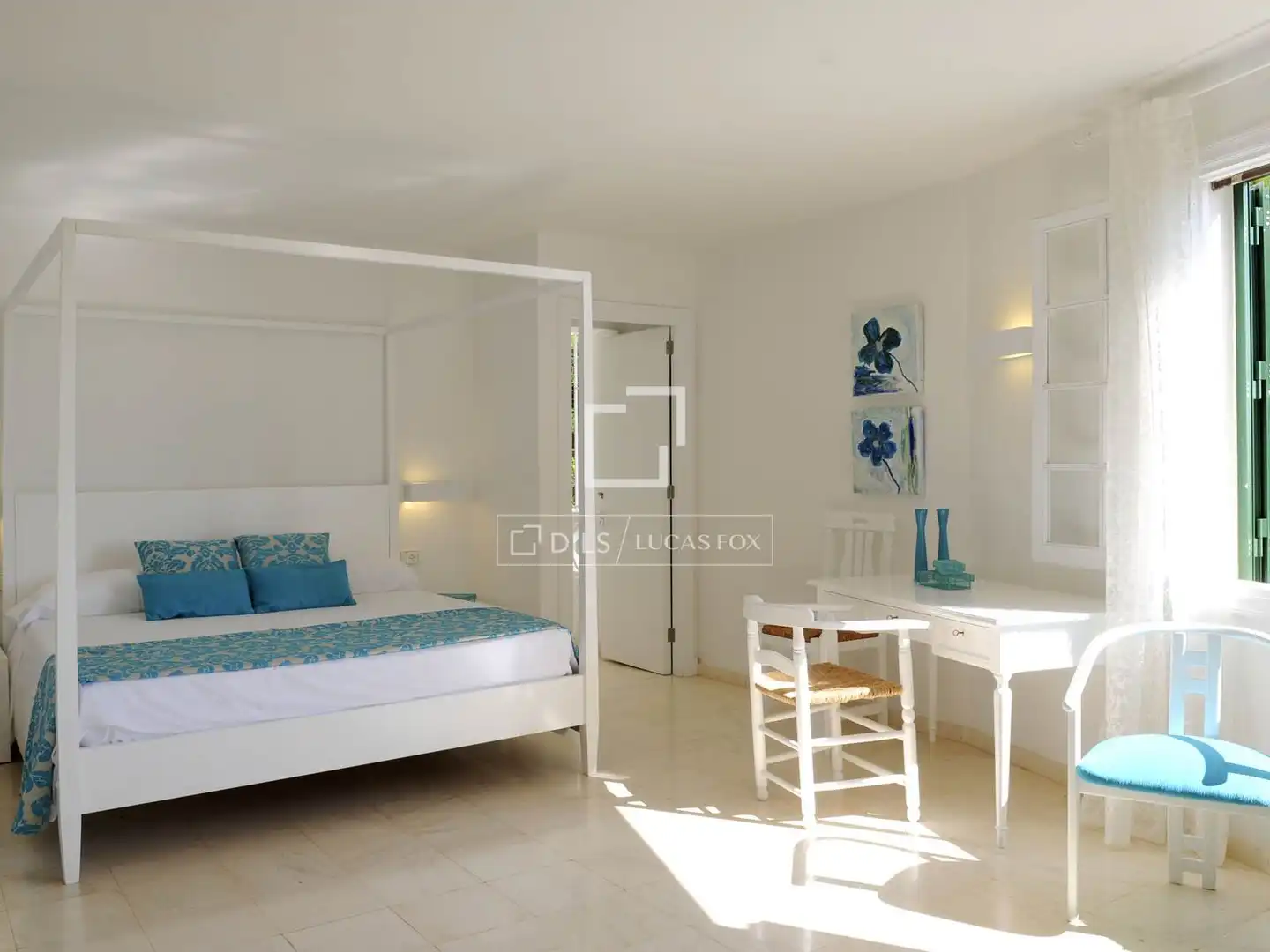 Dormitori de Casa o xalet en venda en Es Migjorn Gran amb Aire condicionat, Jardí privat i Terrassa