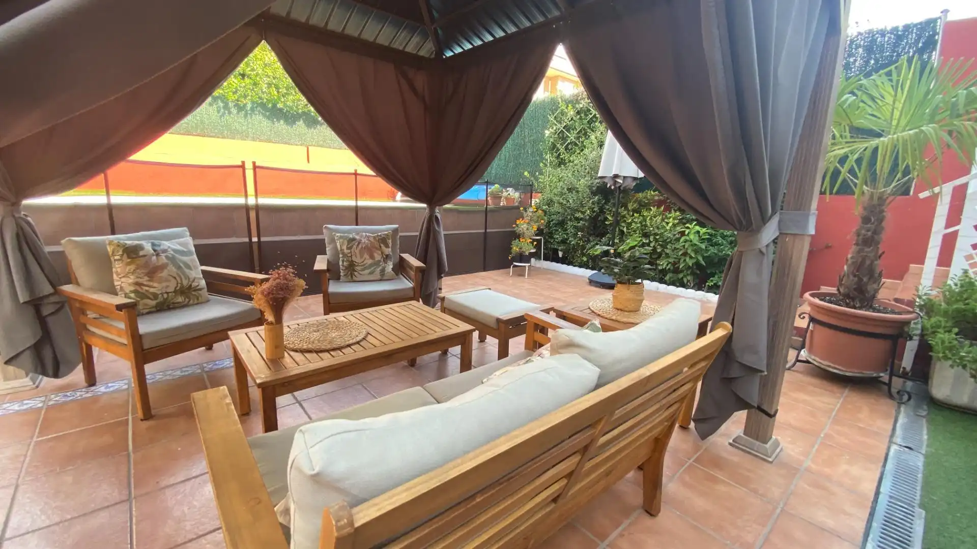 Terraza de Casa adosada en venta en San Blas