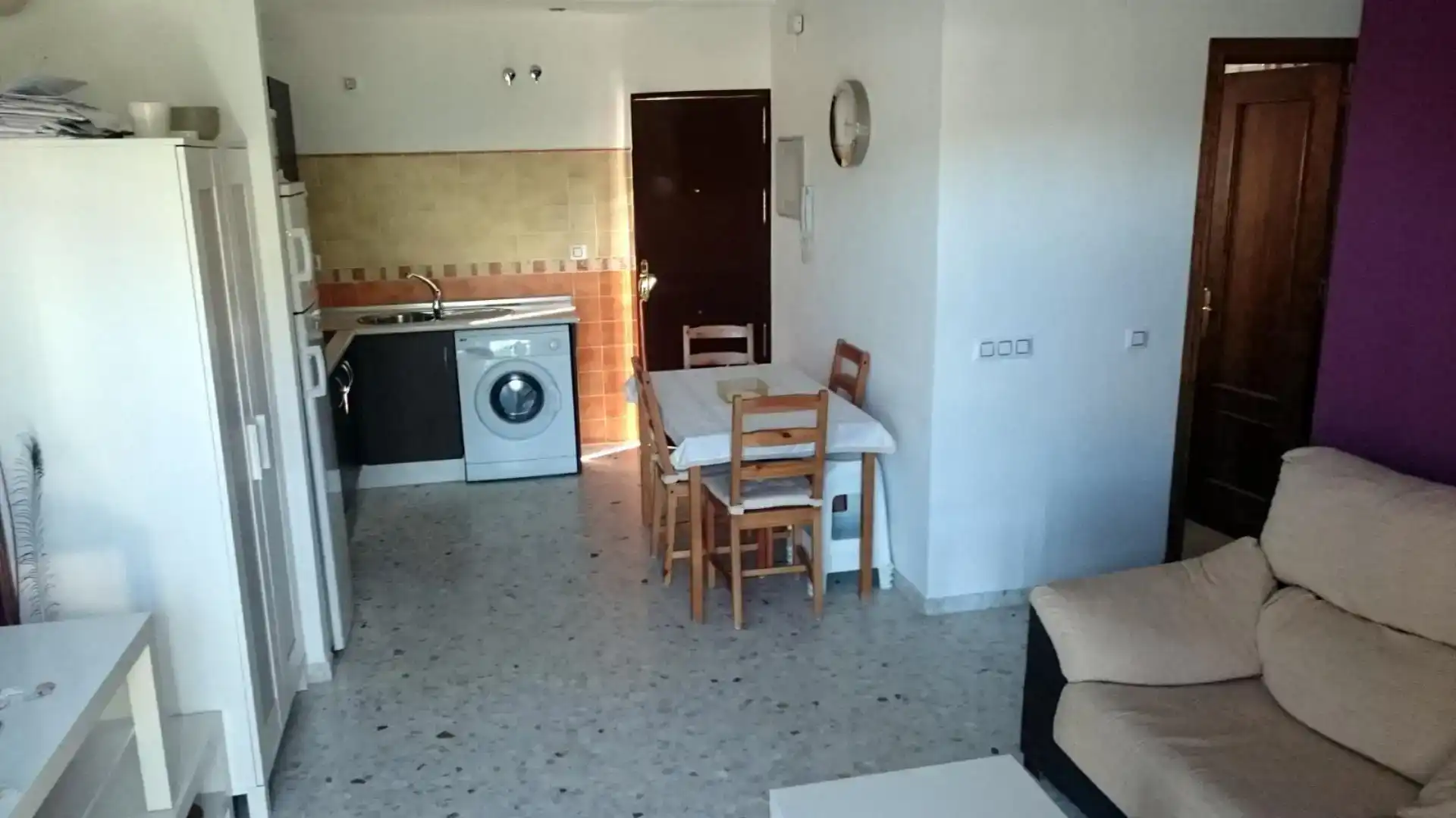Cocina de Piso de alquiler en Chipiona con Aire acondicionado, Amueblado y Lavadora