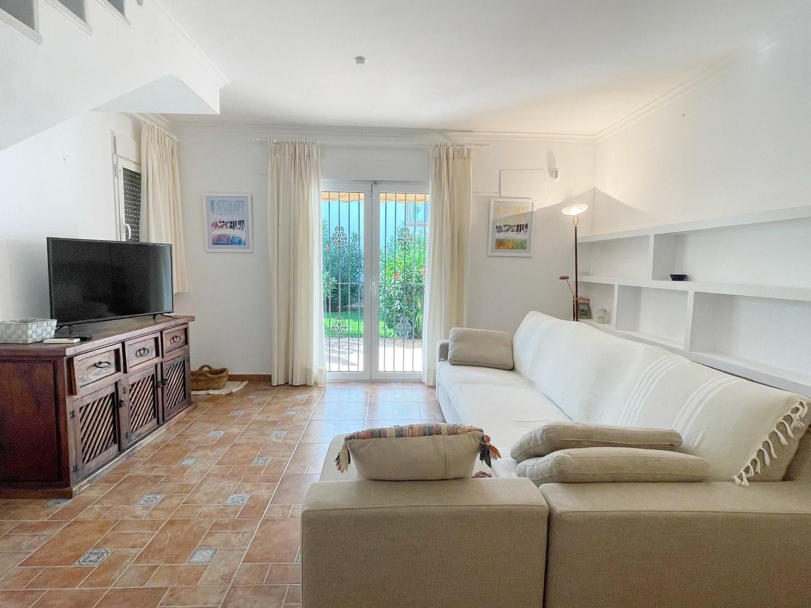 Living room of Duplex to rent in Dénia  with Air Conditioner, Private garden and Terrace