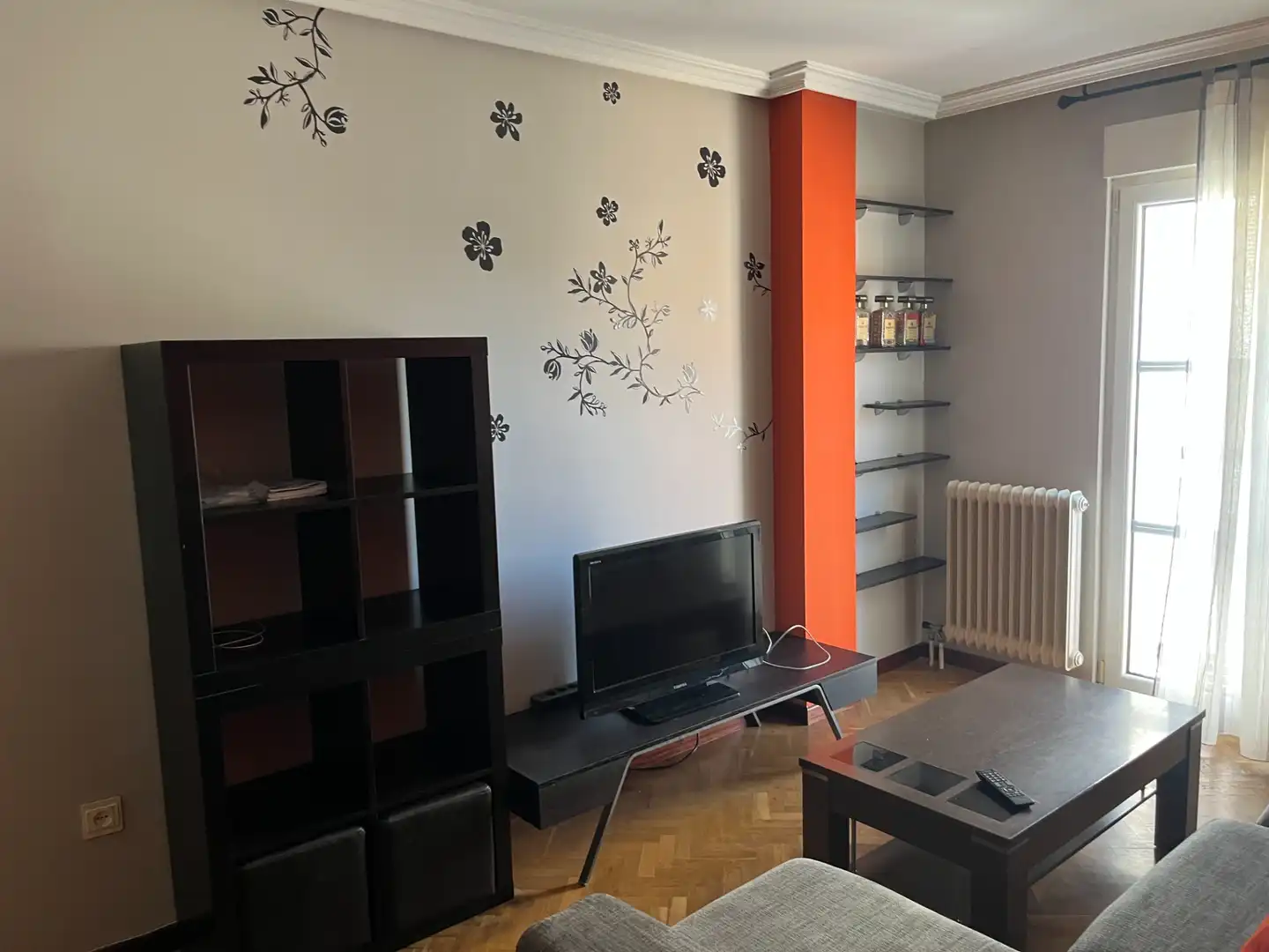 Sala de estar de Apartamento de alquiler en Salamanca con Calefacción, Parquet y Amueblado