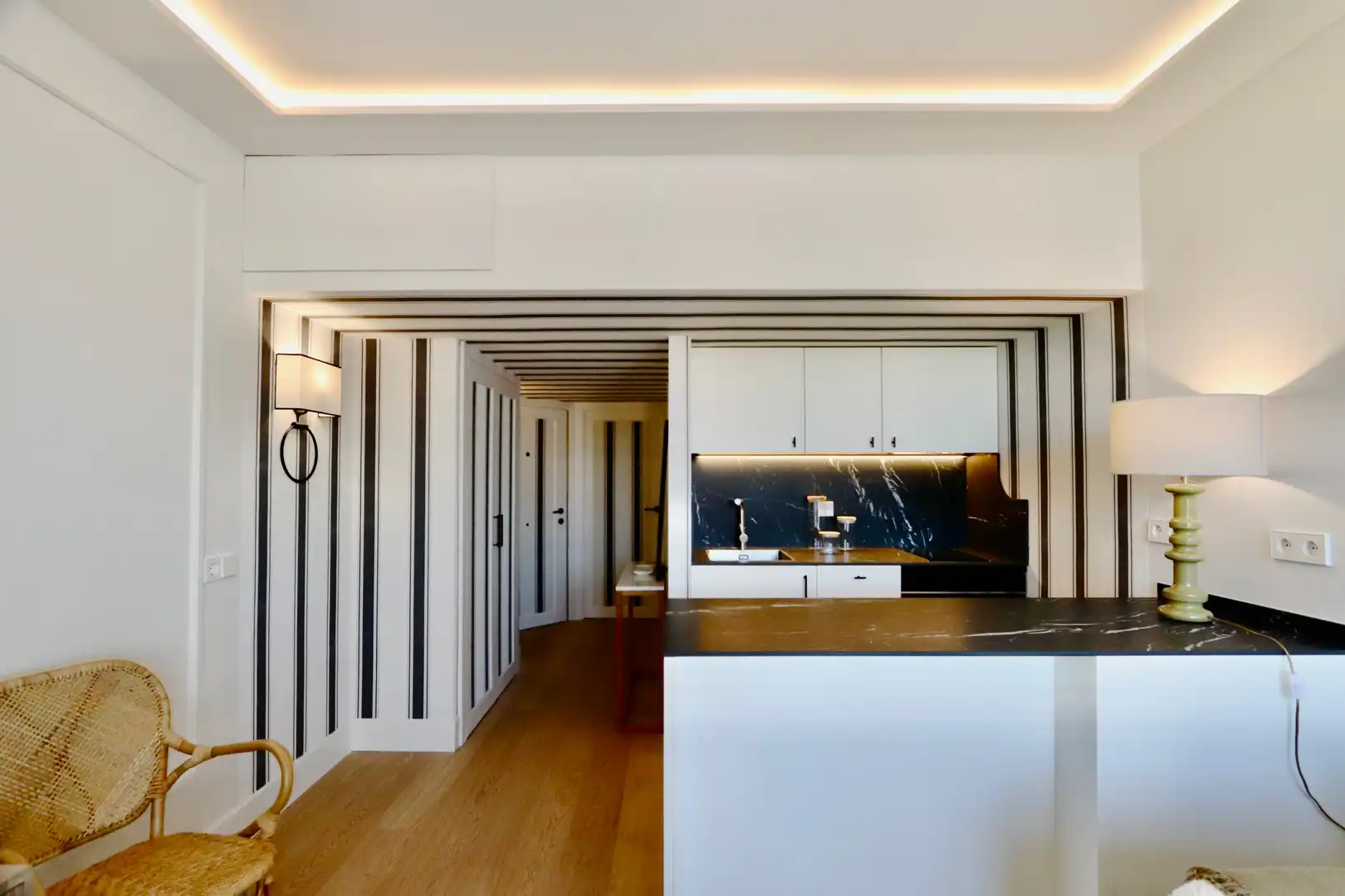 Cocina de Apartamento en venta en Madrid con Aire acondicionado, Calefacción y Parquet